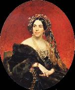 Portrait of Princess Maria Volkonskaya Karl Briullov